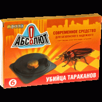 АБСОЛЮТ приманка от тараканов 6 дисков в короб. АТП6 (16шт)